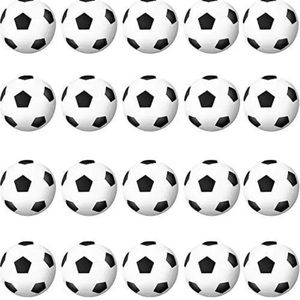 Blulu 30 Pcs Mini Soccer Stress Ball Foam Sports Stress Ball Bulk Soccer